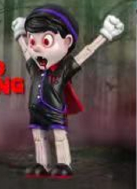 Mighty jaxx first kiss Wood Boy Art Toy - Valentine's Day Limited Edition Figure
