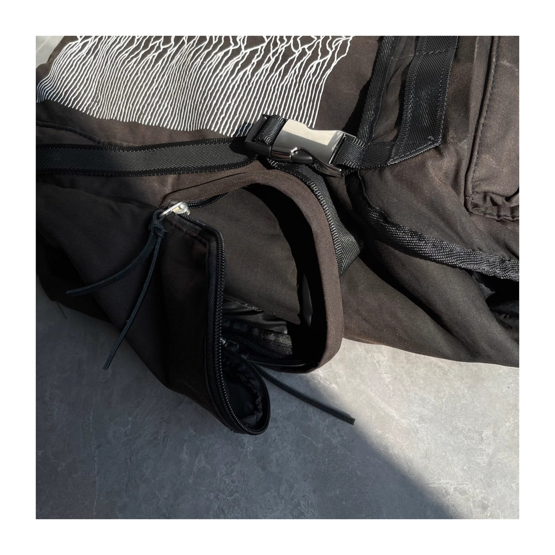 Revised Undercover 09AW Archive Backpack - Ripple Effect Distressed  