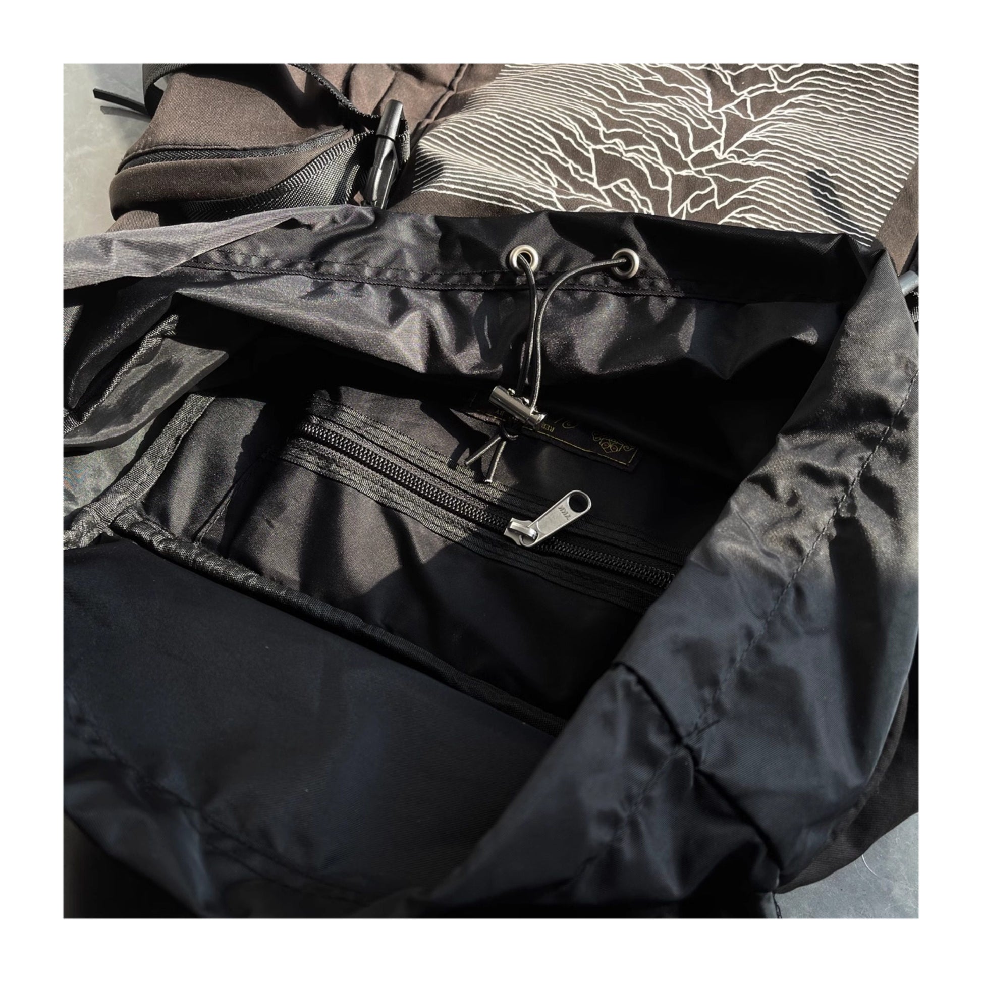Revised Undercover 09AW Archive Backpack - Ripple Effect Distressed  