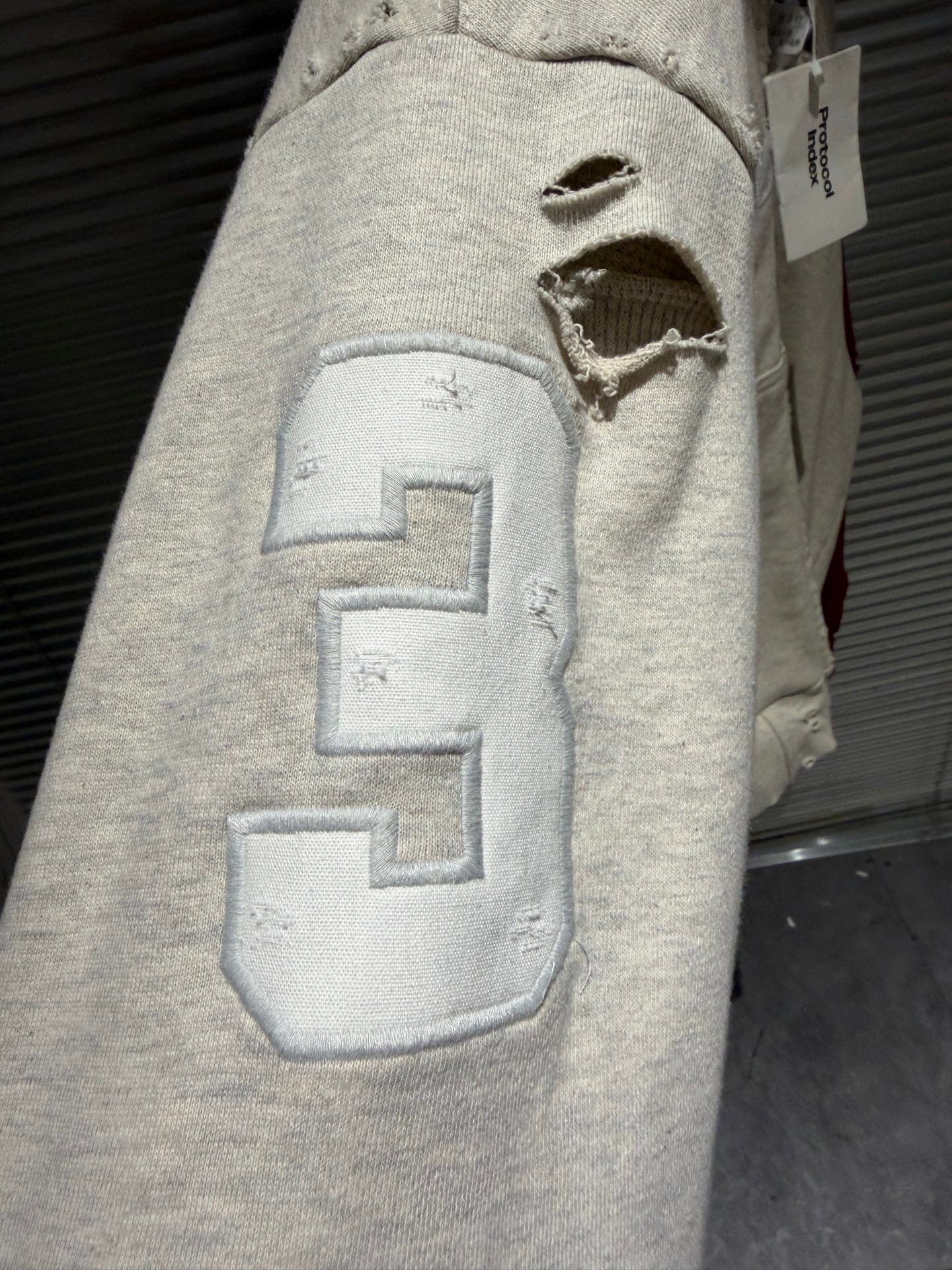 Revised Protocol Index Hoodie - Vintage Washed Distressed Warhorse Jacket 