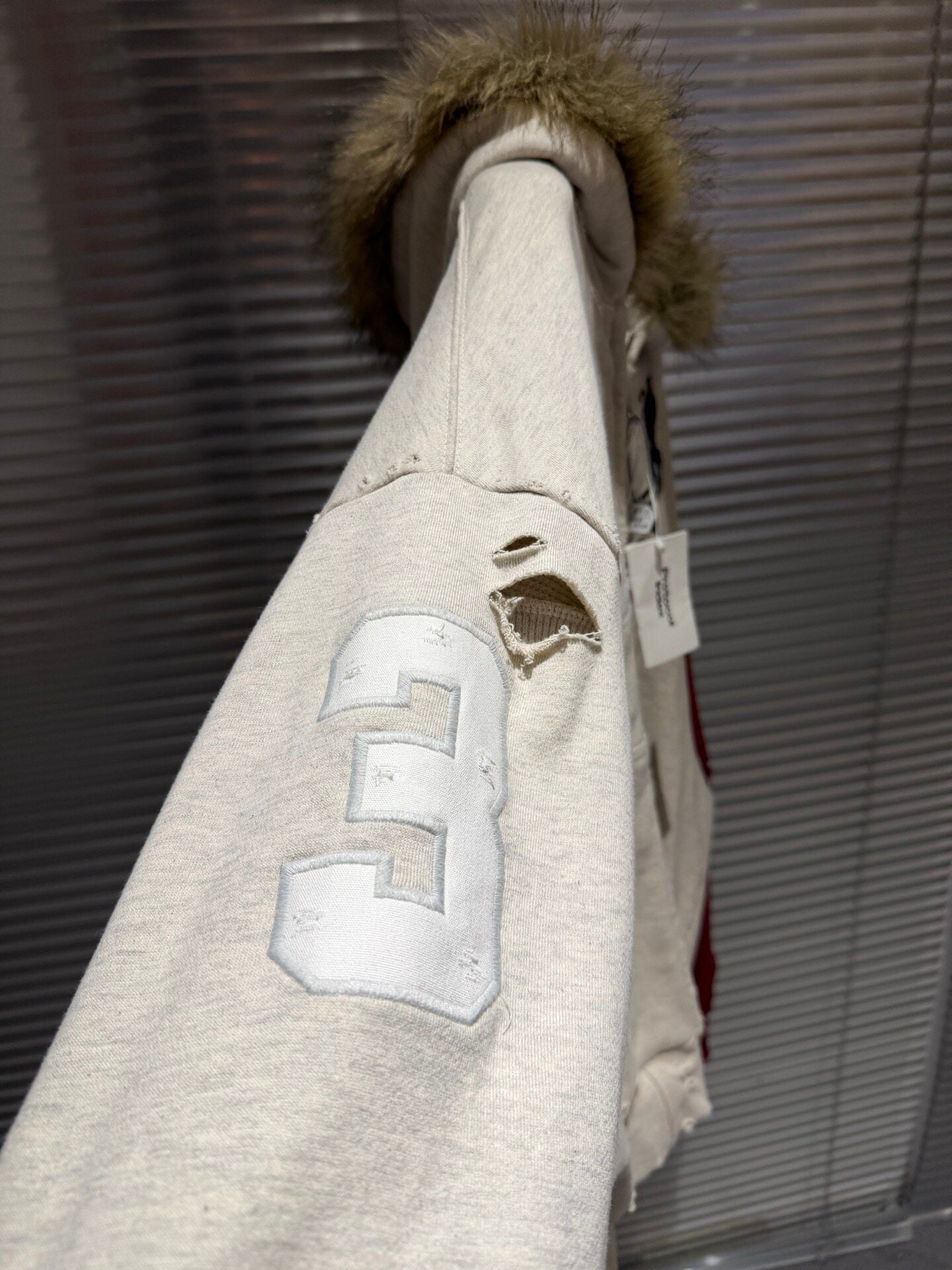 Revised Protocol Index Hoodie - Vintage Washed Distressed Warhorse Jacket 