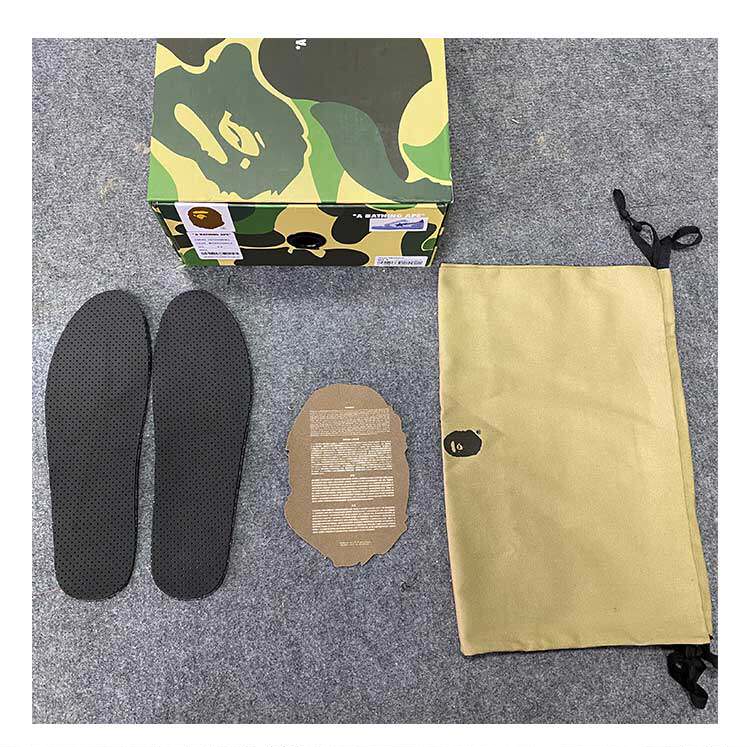 Bape Sta Low Silhouette - Black Patent Leather Skate Sneakers  