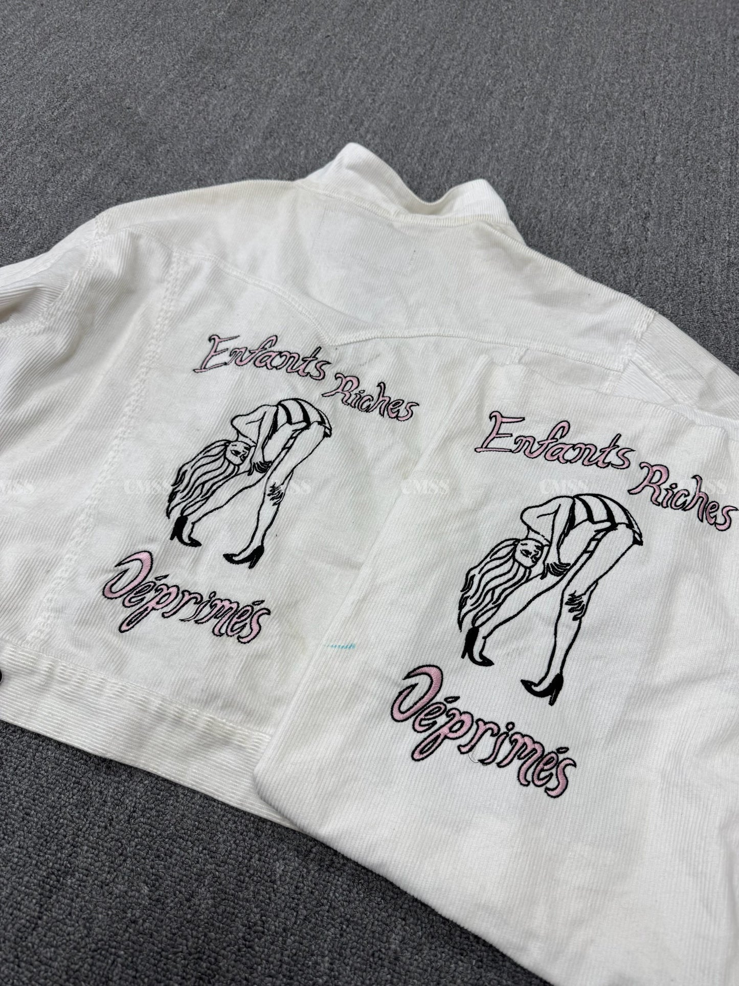 Archive ERD 16SS Style Jacket - Dancer Embroidery Corduroy Cropped Fit 