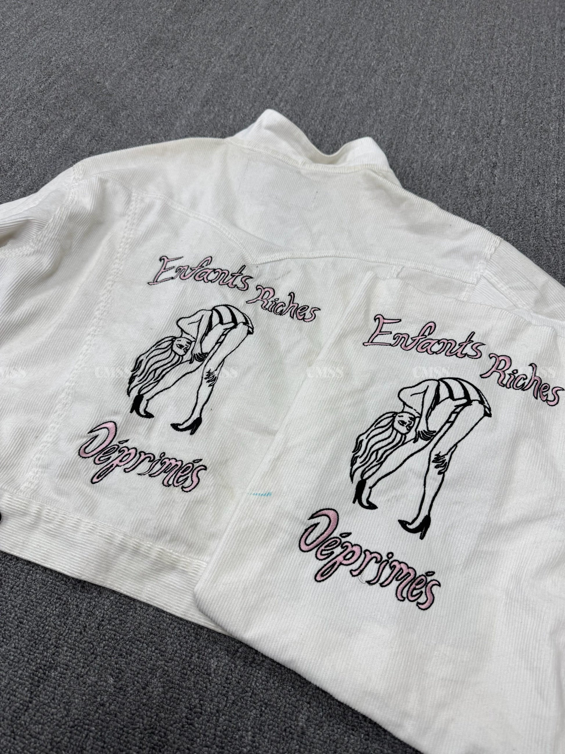 Archive ERD 16SS Style Jacket - Dancer Embroidery Corduroy Cropped Fit 