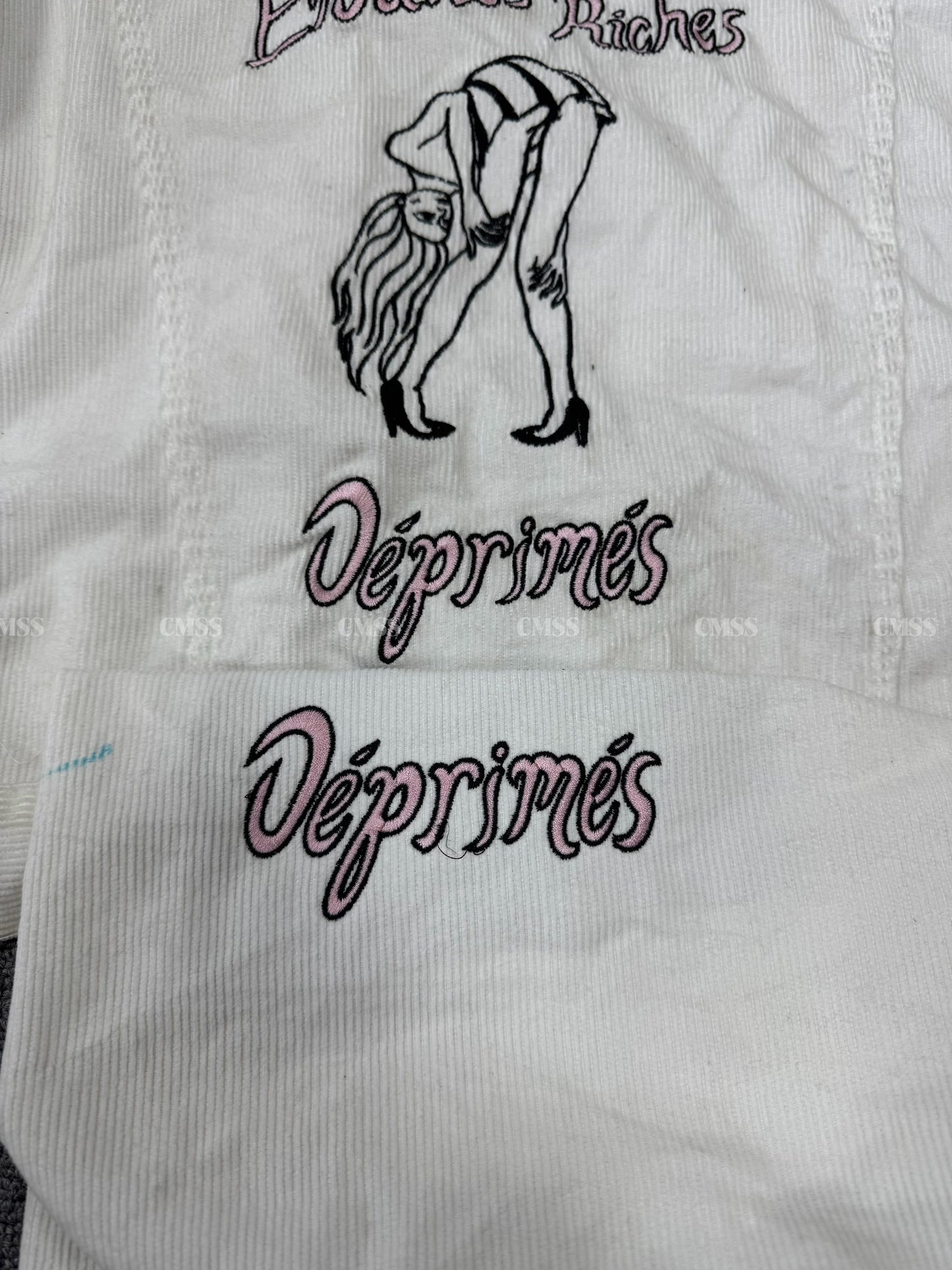 Archive ERD 16SS Style Jacket - Dancer Embroidery Corduroy Cropped Fit 