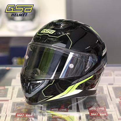 GSB G-361 Full Face Motorcycle Helmet - Urban Racing Aerodynamic Shell -  donclickin