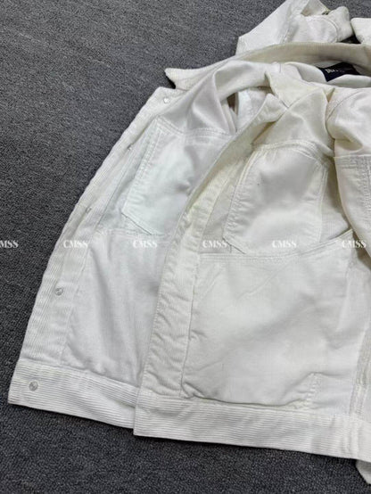 Archive ERD 16SS Style Jacket - Dancer Embroidery Corduroy Cropped Fit 