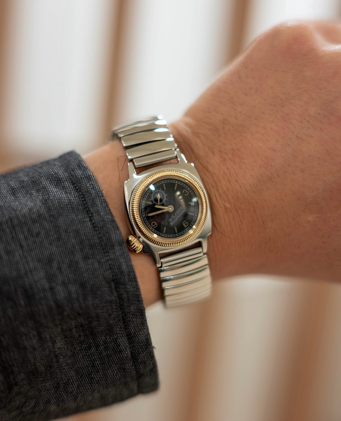 The Soloist Takahiro Miyashita Coussin Extension Belt Watch - 32mm Quartz Timepiece - donclickin