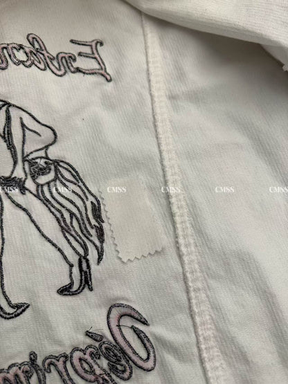 Archive ERD 16SS Style Jacket - Dancer Embroidery Corduroy Cropped Fit 