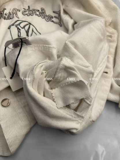 Archive ERD 16SS Style Jacket - Dancer Embroidery Corduroy Cropped Fit 