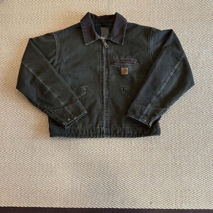 J97 Detroit Jacket - Vintage Canvas J22 Cleanfit Cotton Coat -  Size avaliable S ~ XL / J97 Wash Army Green