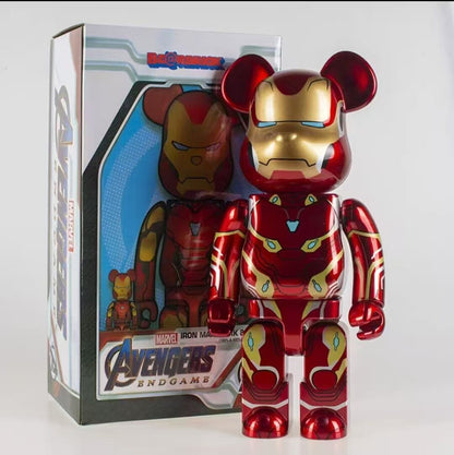 BEARBRICK 400% Block Bear - Art Toy Collectible Figure | Donclickin  New Iron Man 400% / Dm for Other Style / Restock