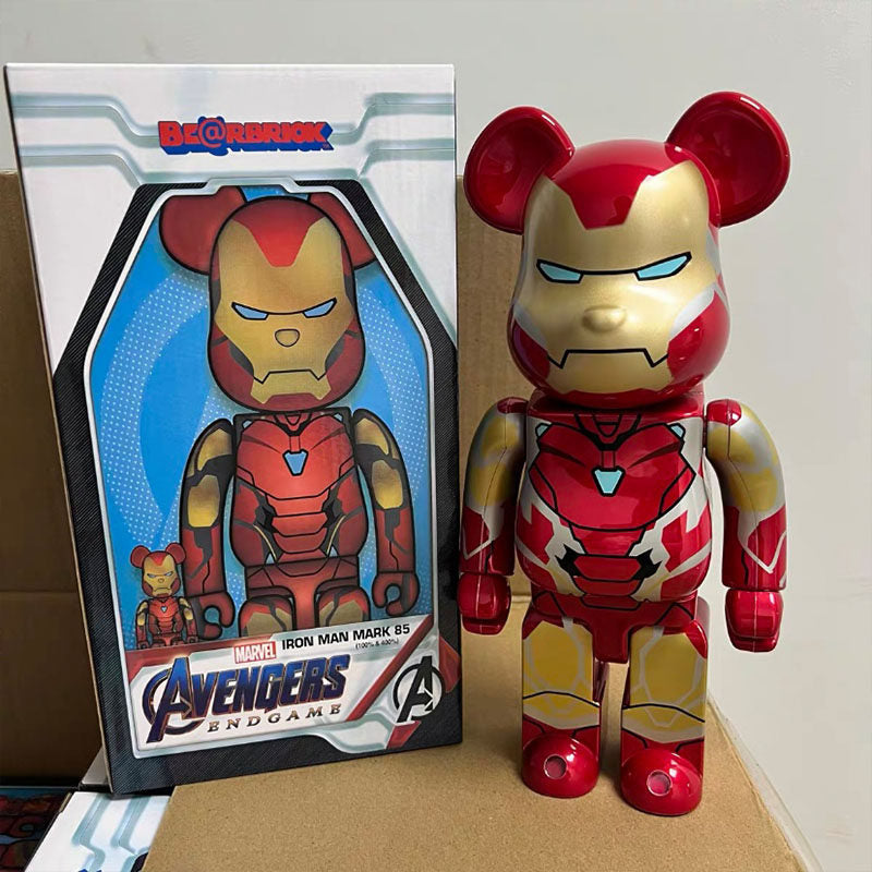 BEARBRICK 400% Block Bear - Art Toy Collectible Figure | Donclickin  Iron Man 400% / Dm for Other Style / Restock