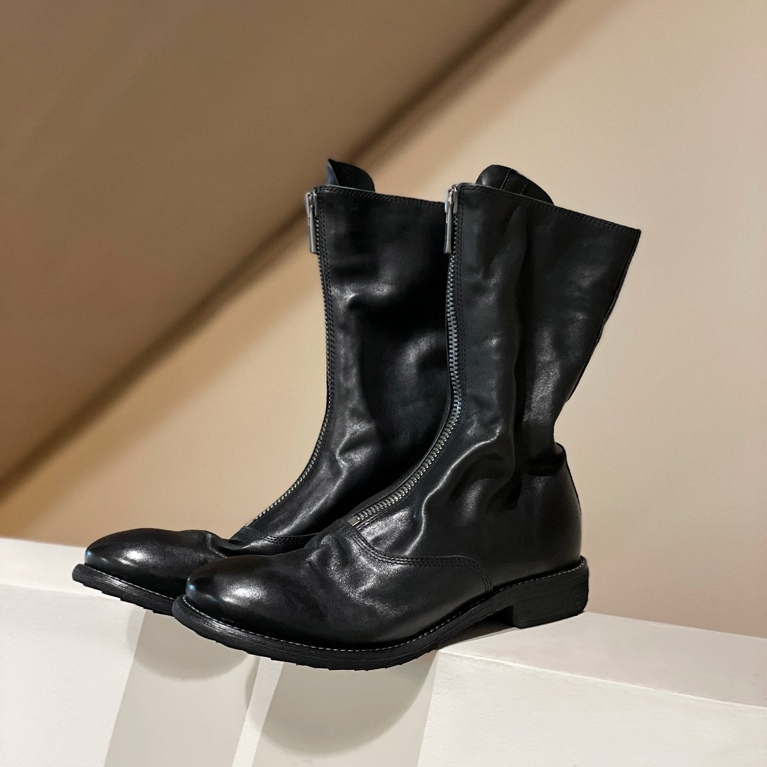 310 Horse Leather Origin Guidi Front Zip Ankle Boots – Short Boots for Women