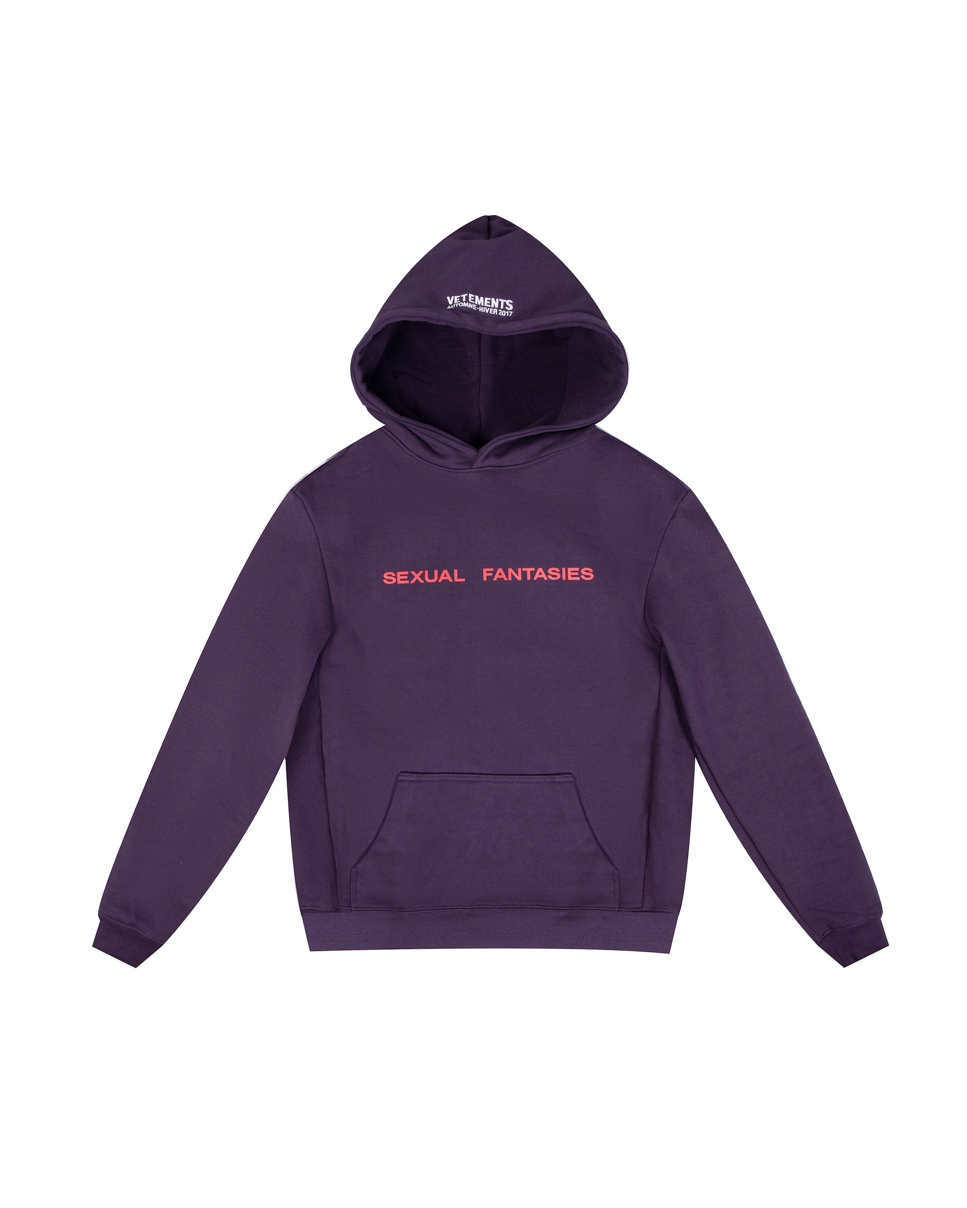 Vetements Rare Purple Sexual Fantasies Hoodie – Exclusive Collectible Edition