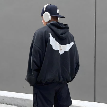 Kanye X Peace Dove X GAP Triple Collaboration Heavyweight Loose Hoodie Sweatshirt