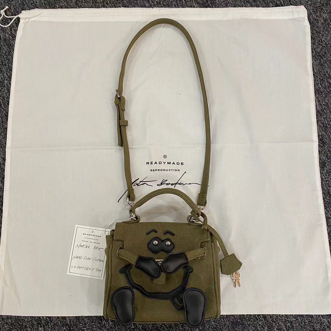 Readymade Monster Bag - Women’s Smiley Face Shoulder Handheld Crossbody Bag - Order with colors/Style