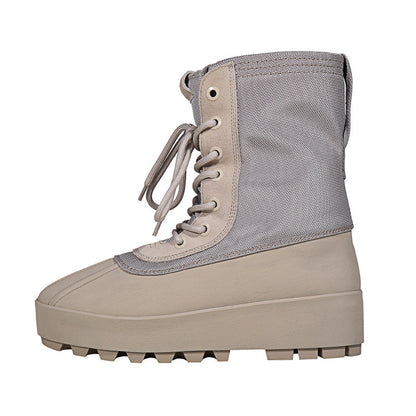Heavyweight 950 Duck Boots High Top - Chunky Workwear Snow Boots - Beige
