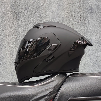 Mecha / 3C DOT Full Face Dual Visors Unisex /Bluetooth Motorcycle Helmet