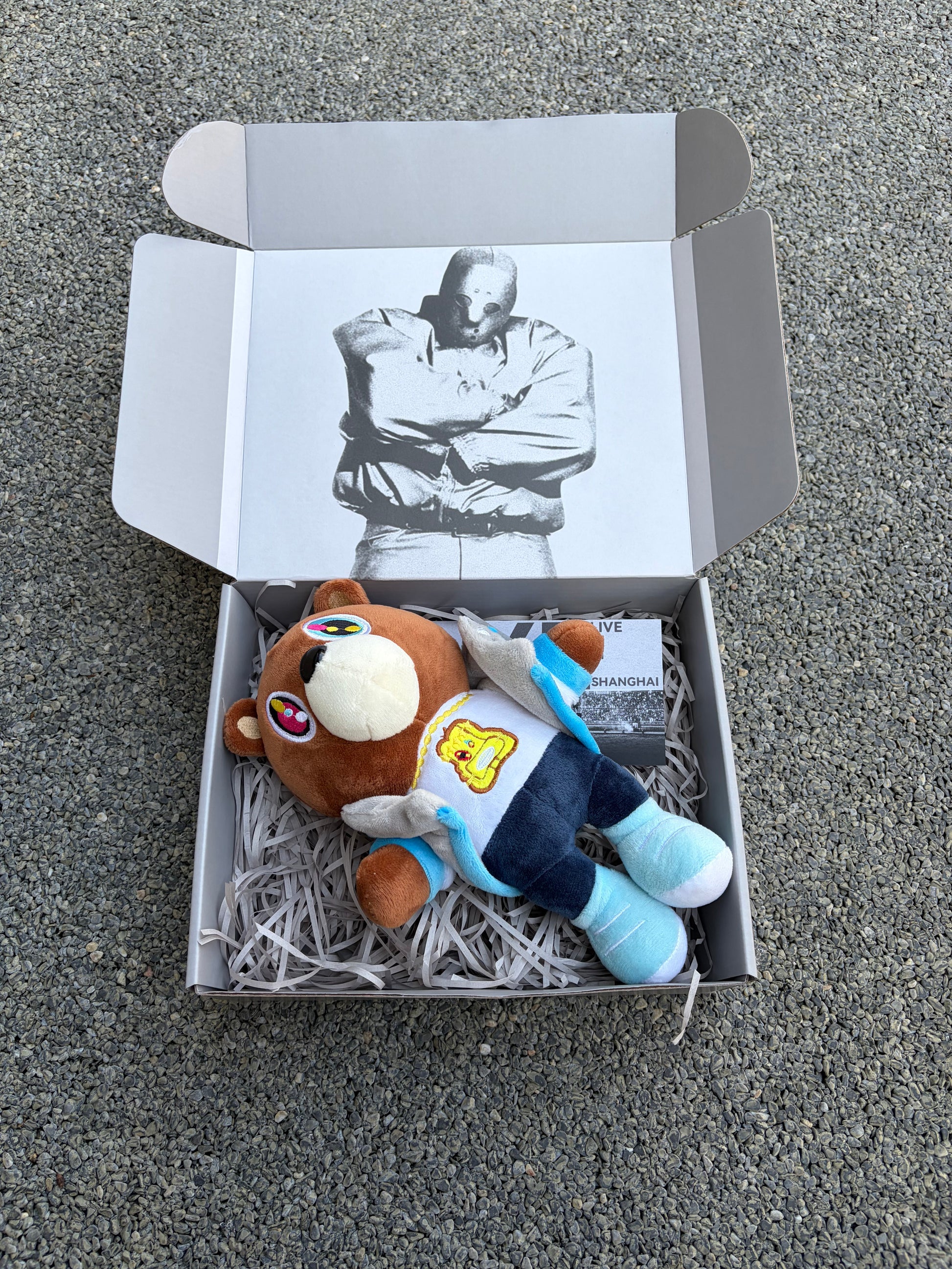 Graduation Bear "The Dropout" Plush Toy - Iconic Album Mascot