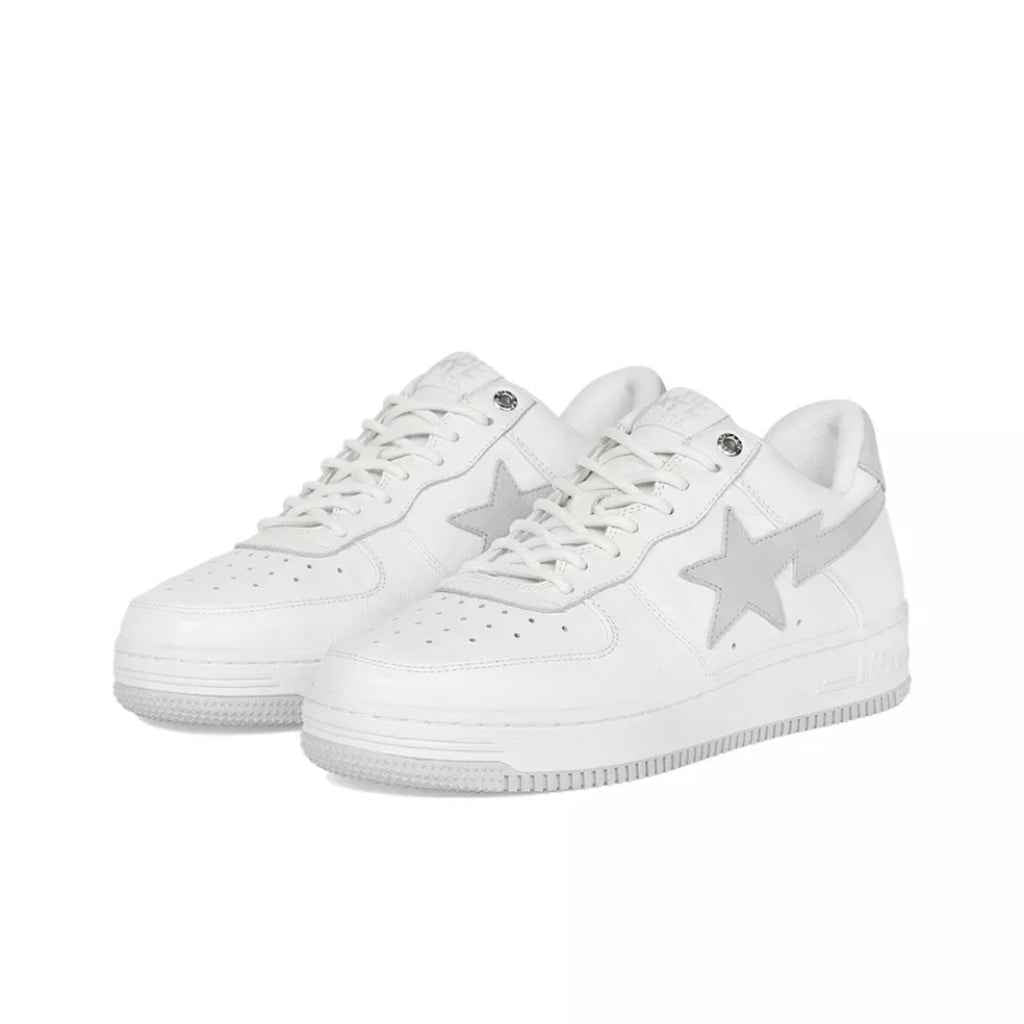 BAPESTA Classic Patent Leather Sneaker Low-Top Casual Skateboard Shoes