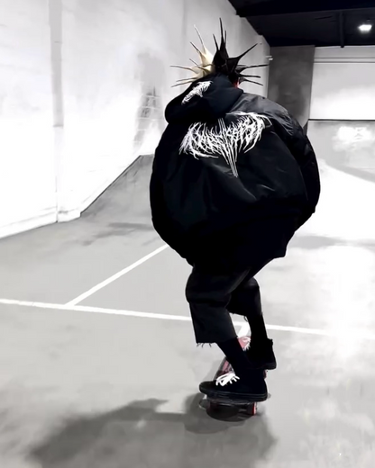 FW23 Playboi Carti Narcissist Bomber – Cropped Short Puffer Jacket - LONG STYLE
