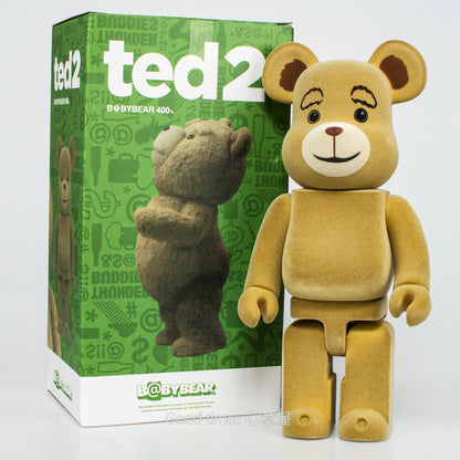 BE@RBRICK 400% Ninja Turtle Building Block Violent Bear Collectible Figure Gift - Ted / Dm for Other Style / Restock