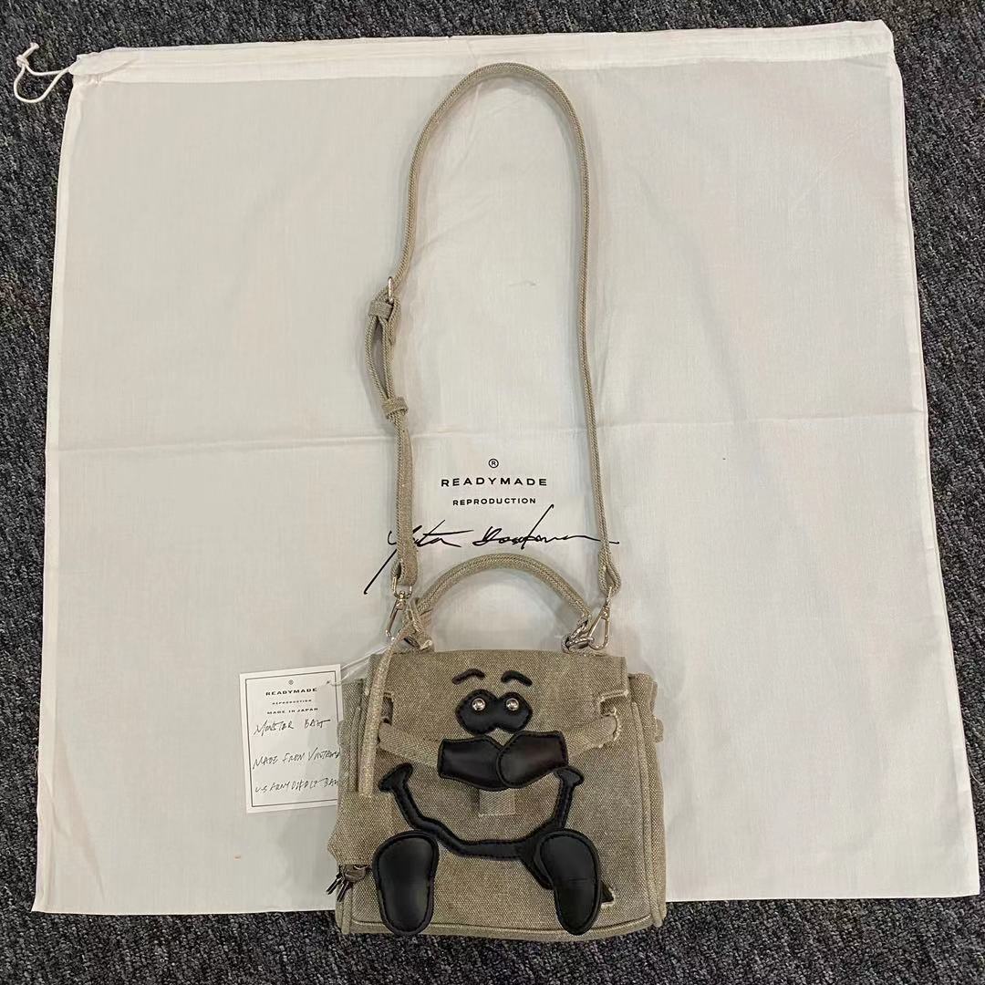 Readymade Monster Bag - Women’s Smiley Face Shoulder Handheld Crossbody Bag - Order with colors/Style