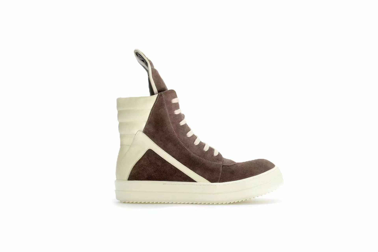Correct Vers. Rick Owens Wax Surface Satin Sub-line Leather Shoes High/Low Cut