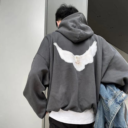 Kanye X Peace Dove X GAP Triple Collaboration Heavyweight Loose Hoodie Sweatshirt