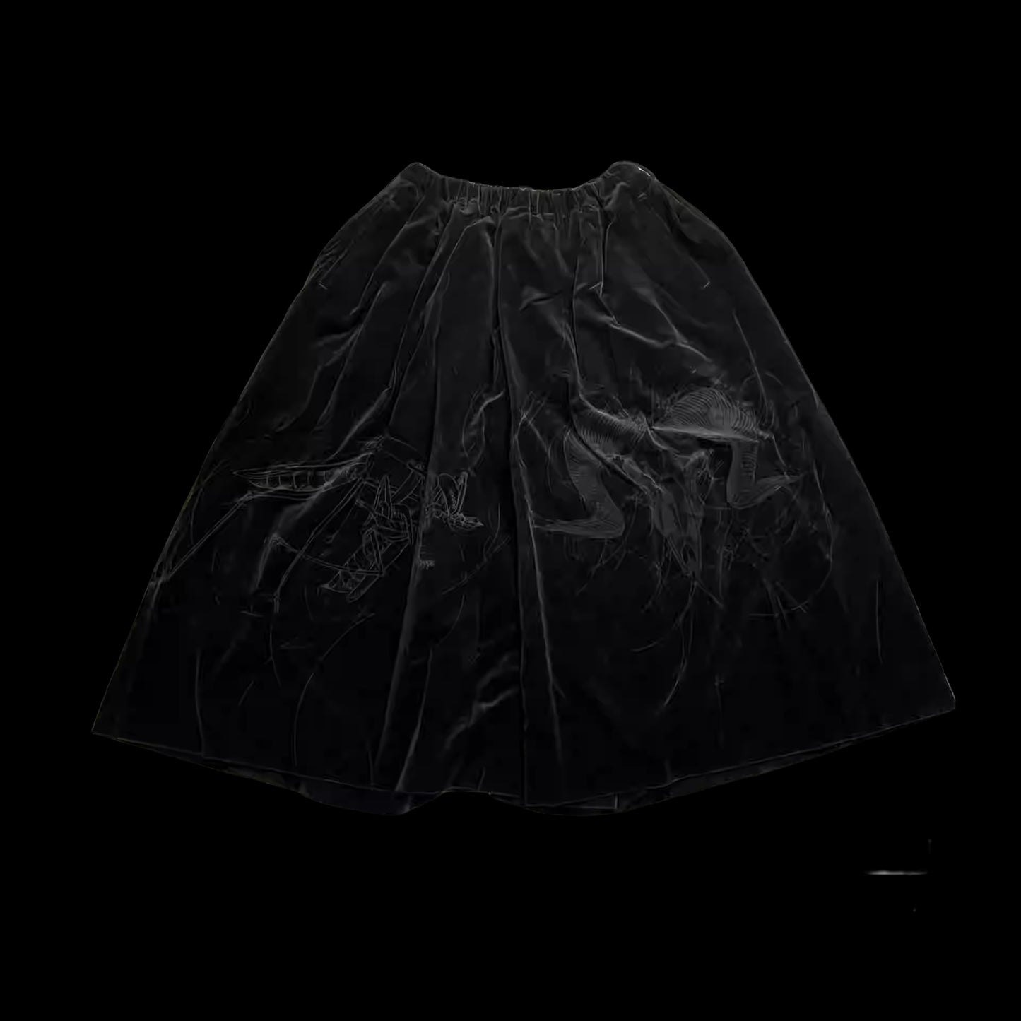 Yohji Yamamoto Velvet Family Crest Serpent Emblem Jacket - Skirt Suit