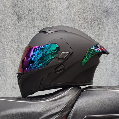 Mecha / 3C DOT Full Face Dual Visors Unisex /Bluetooth Motorcycle Helmet