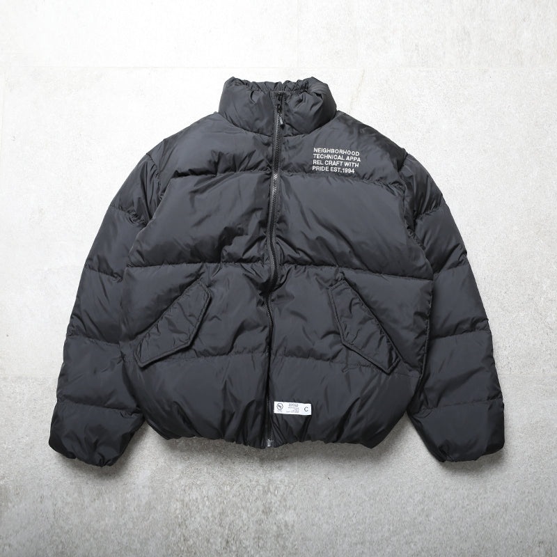NEIGHBORHOOD Jacket Embroidered Casual Down Long-Sleeve 90% Down Coats