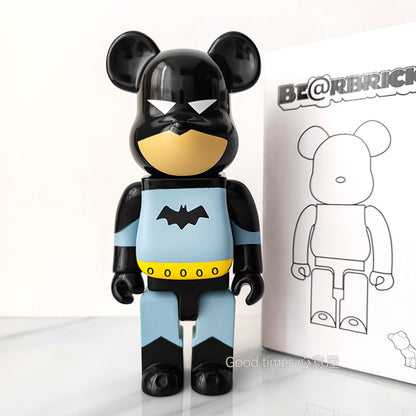 BE@RBRICK 400% Ninja Turtle Building Block Violent Bear Collectible Figure Gift - Batman / Dm for Other Style / Restock