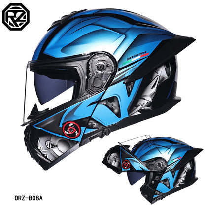 Ice Age 3C DOT Approve Full Face Dual Visors Unisex Bluetooth Motorcycle Helmet