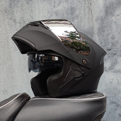 Mecha / 3C DOT Full Face Dual Visors Unisex /Bluetooth Motorcycle Helmet