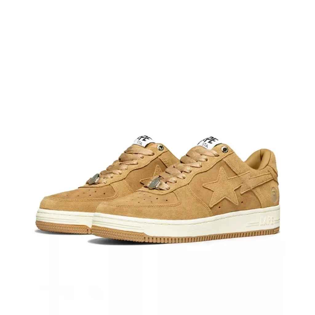 BAPESTA Classic Patent Leather Sneaker Low-Top Casual Skateboard Shoes