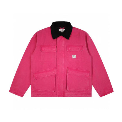 Stussy Vintage Washed Denim Carhartt Workwear Jacket – Detroit J97 Coat