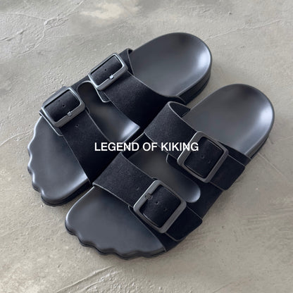 Five-Toe Birkenstock Closed-Toe Slip-On Mules Leather Flat Lazy Shoes