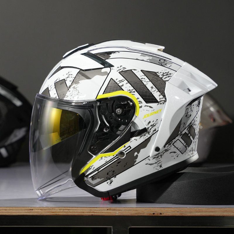 Evangelion Unit-01 Style Bluetooth Helmet - DOT Certified Dual Visor