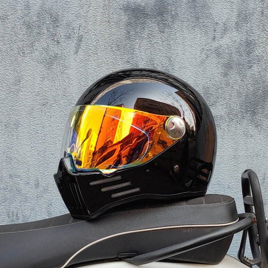 Skull Knight / 3C DOT Full Face Dual Visors Unisex /Bluetooth Motorcycle Helmet - Donclickin