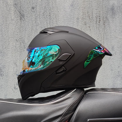 Mecha / 3C DOT Full Face Dual Visors Unisex /Bluetooth Motorcycle Helmet