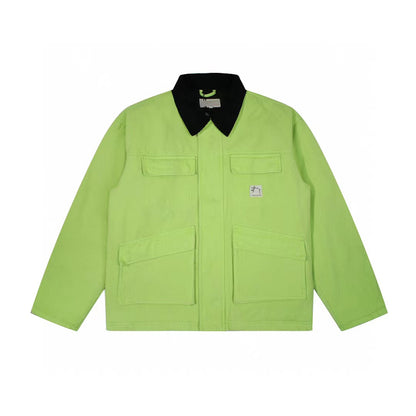 Stussy Vintage Washed Denim Carhartt Workwear Jacket – Detroit J97 Coat