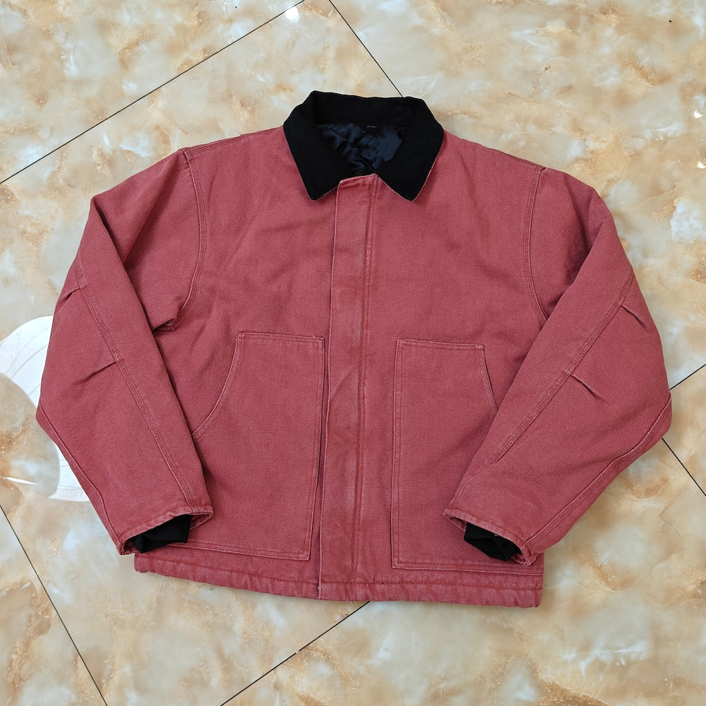 J22/J02 Carhartt Washed Detroit Jacket Vintage Cotton Coats - Salmon