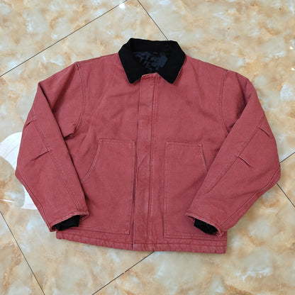 J22/J02 Carhartt Washed Detroit Jacket Vintage Cotton Coats - Salmon