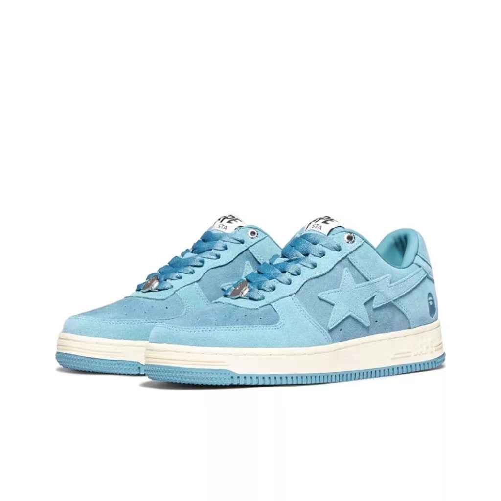 BAPESTA Classic Patent Leather Sneaker Low-Top Casual Skateboard Shoes