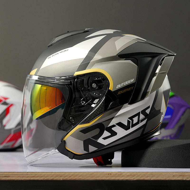 Evangelion Unit-01 Style Bluetooth Helmet - DOT Certified Dual Visor