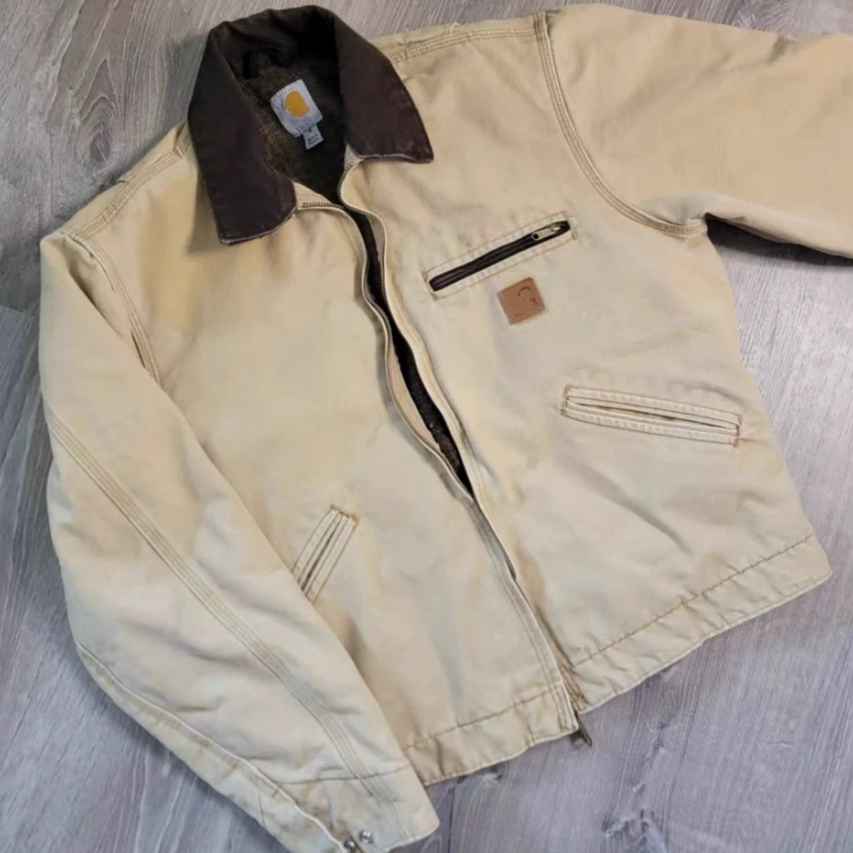 J97 Detroit Jacket - Vintage Canvas J22 Cleanfit Cotton Coat -  Size avaliable S ~ XL / J97 WNB Wheat