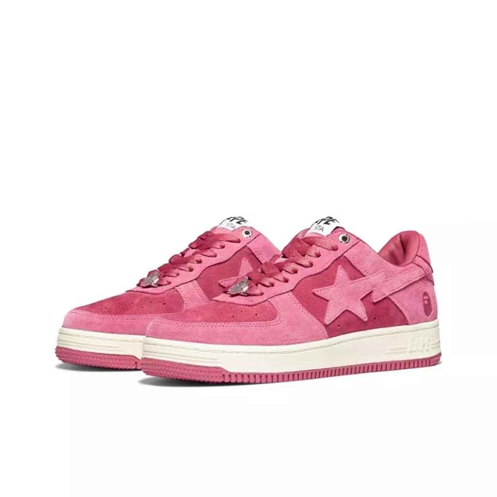 BAPESTA Classic Patent Leather Sneaker Low-Top Casual Skateboard Shoes
