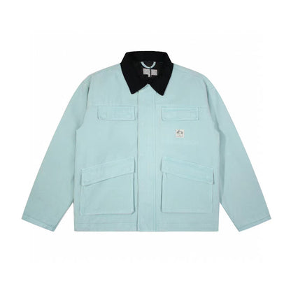 Stussy Vintage Washed Denim Carhartt Workwear Jacket – Detroit J97 Coat